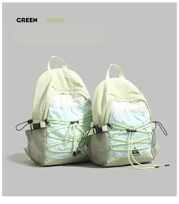 Women's Nylon Outdoor Backpack – Lightweight Hiking & Travel Bag