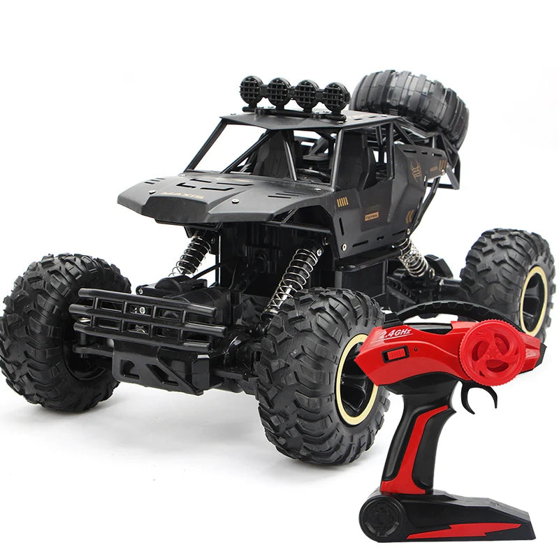 1:12 / 1:16 Scale 4WD RC Off-Road Buggy Truck with LED Lights – Remote Control Car for Boys