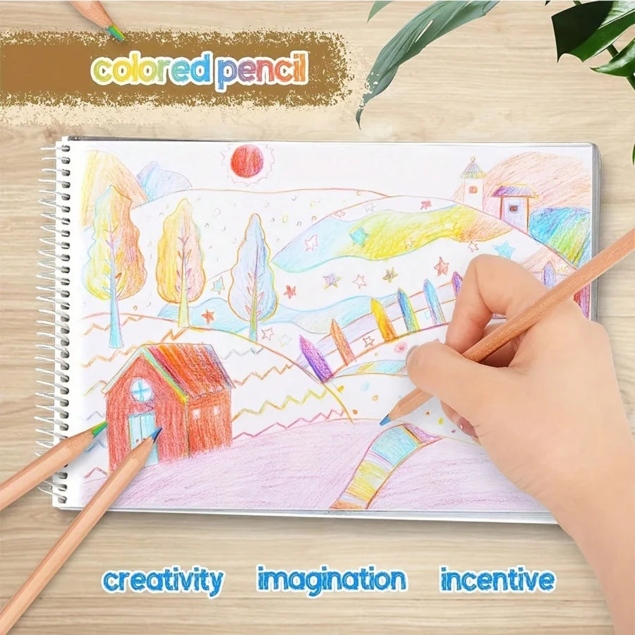 Rainbow Drawing Pencils in 6, 12 or 24 Packs