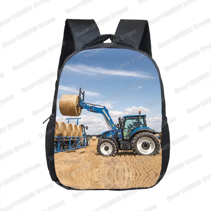 Tractor Backpack – 12-Inch Kids School Bag