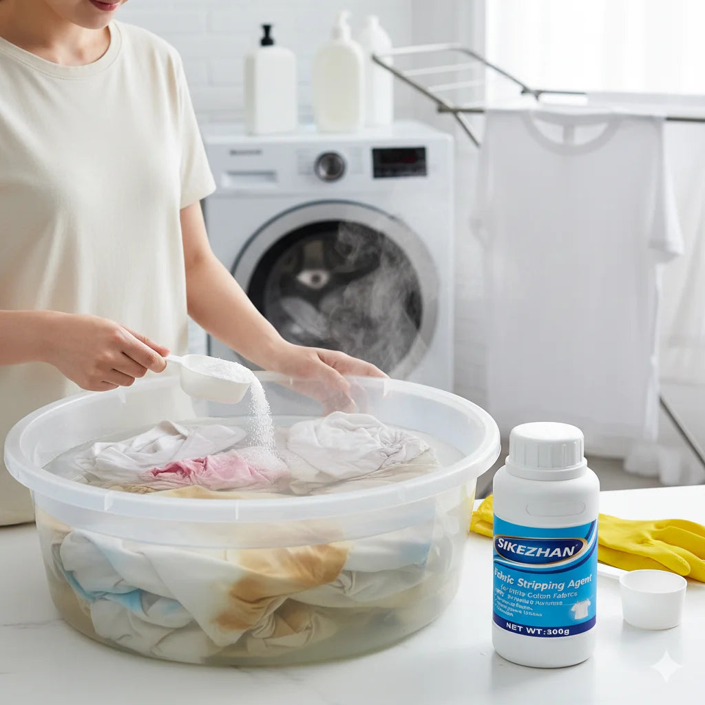 Revive Your Whites Instantly — Fabric Stain Remover & Whitening Powder | 110g/300g, Yellow Stain Removal, Deep Decontamination, Bleach-Safe