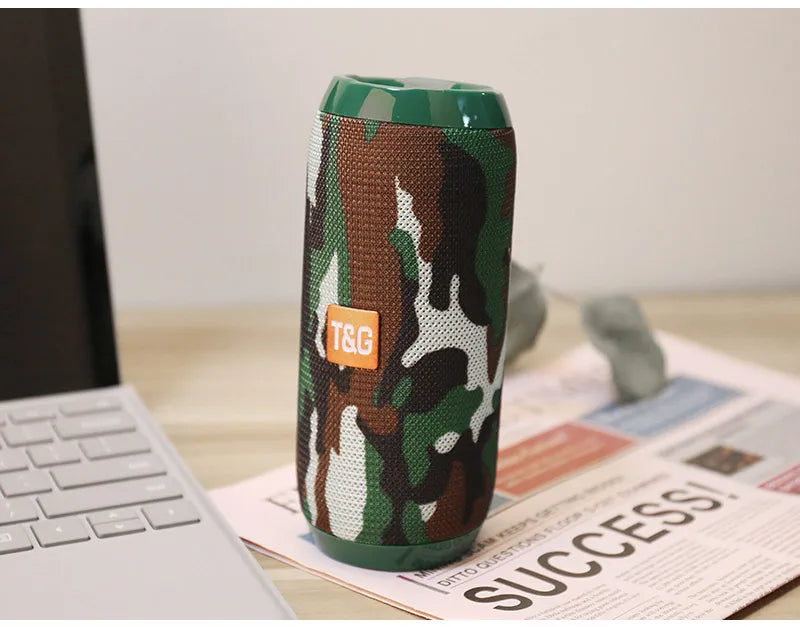 Wireless Portable Bluetooth Speaker — 360° Sound, Waterproof & Long Battery Life