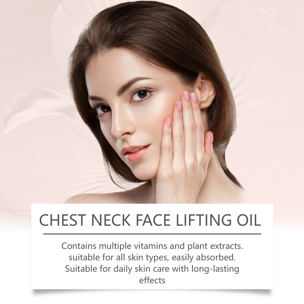 Chest Neck & Face Lifting Oil — Deep Nourishing Moisturizing Radiance Boost Skincare