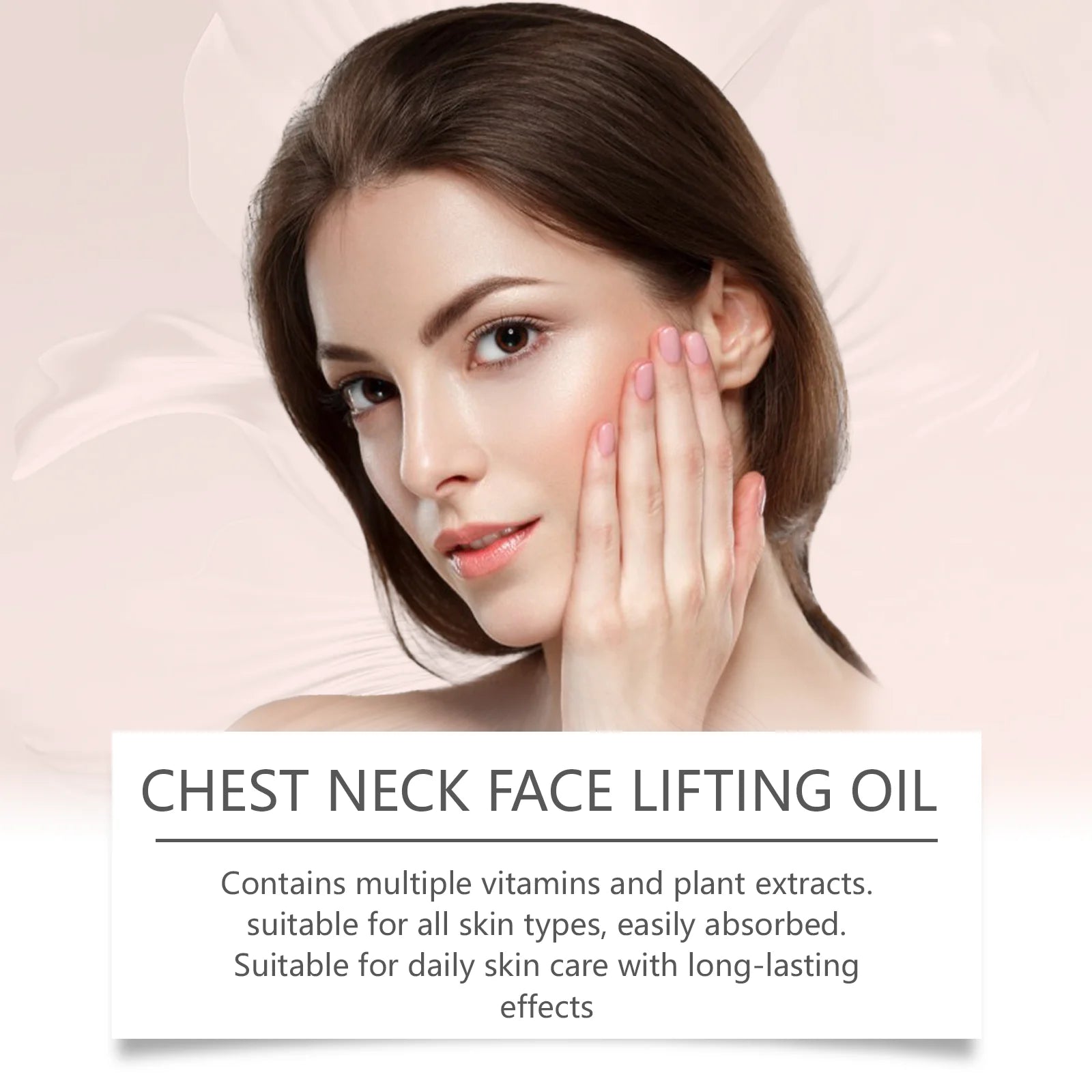 Chest Neck & Face Lifting Oil — Deep Nourishing Moisturizing Radiance Boost Skincare
