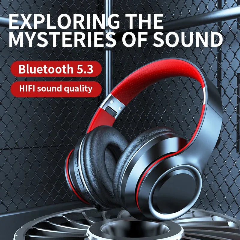 Shoumi Wireless Bluetooth Headphones — TF Card & MP3