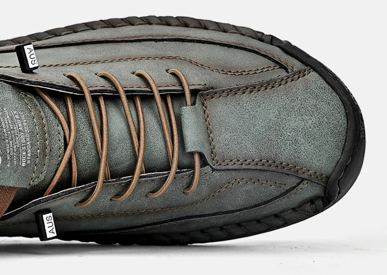 Men's Breathable Lace-Up Casual Shoes