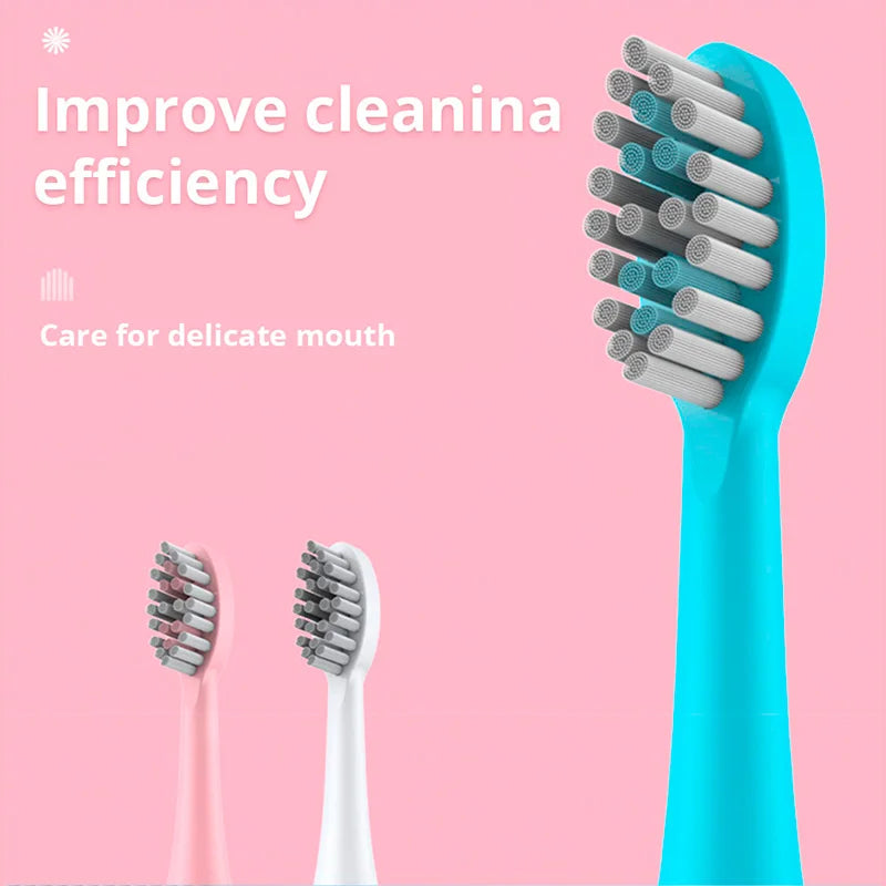 Tongwode Sonic Electric Toothbrush for Adults – Soft Bristle, IPX6 Waterproof, 3 Brush Heads