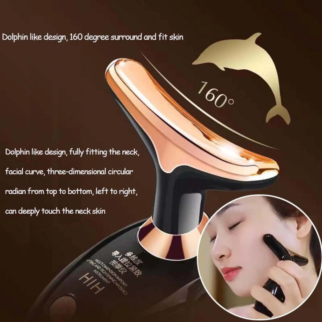 Microcurrent Face Lifting Device – Neck, Eye & Facial Skin Rejuvenation Anti-Aging Massager