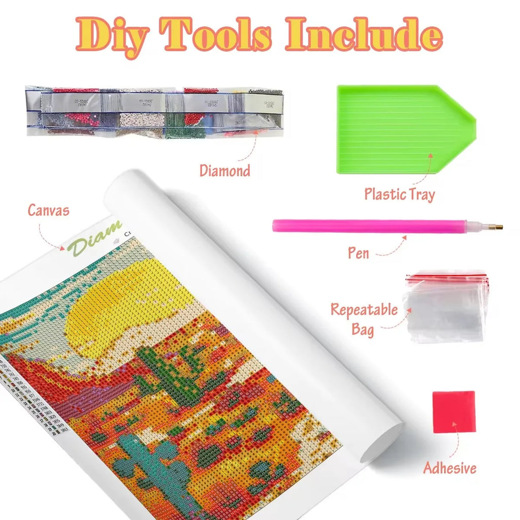 RUOPOTY Landscape Diamond Painting Kit — DIY Mosaic