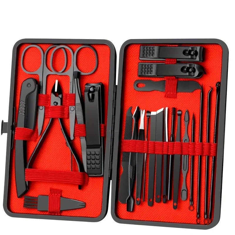 Stainless Steel Nail Clipper & Pedicure Set — Multi-Pack