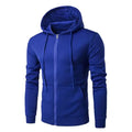 Men's Zip Hoodie Long Sleeve Sweatshirt — Casual Everyday Zip-Up