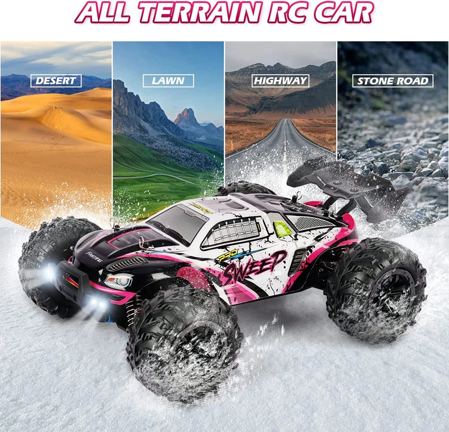 1:16 Scale 4WD High Speed RC Car – 80KM/H Brushless Off-Road Racing Drift Buggy