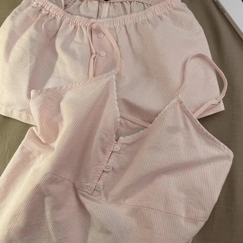 Women's 100% Cotton Short Sleeve & Shorts Pajama Set | Cute Summer Sleepwear