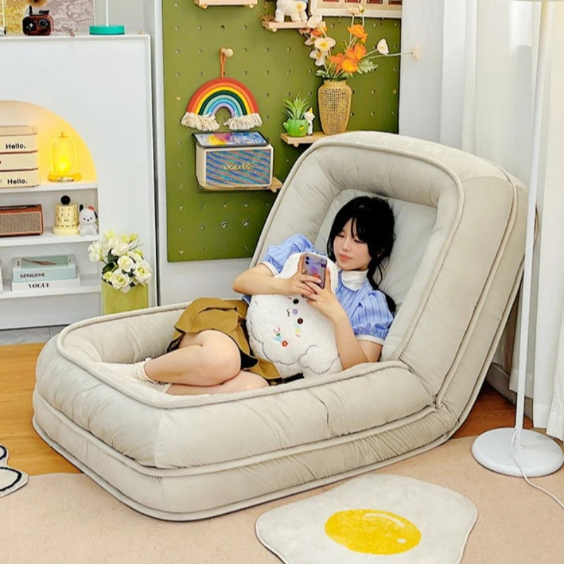 Folding Tatami Floor Sofa with Foam Cushioning