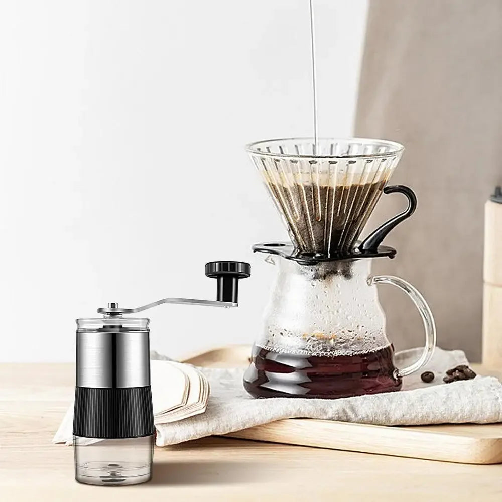 Manual Burr Coffee Grinder — Hand Coffee Bean Grinder, Unique Camping Gift