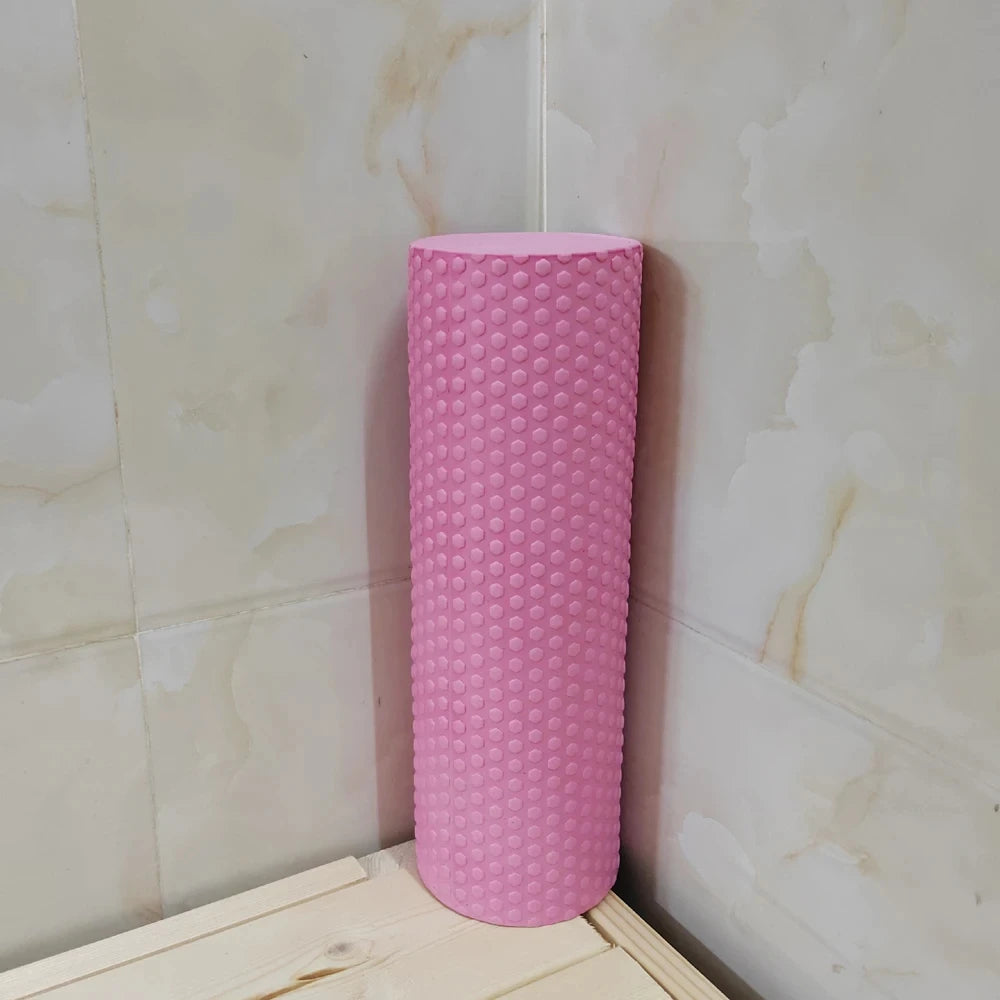 Hexagonal EVA Foam Roller – 10 x 30cm Massage Roller for Yoga, Pilates & Home Fitness Workout