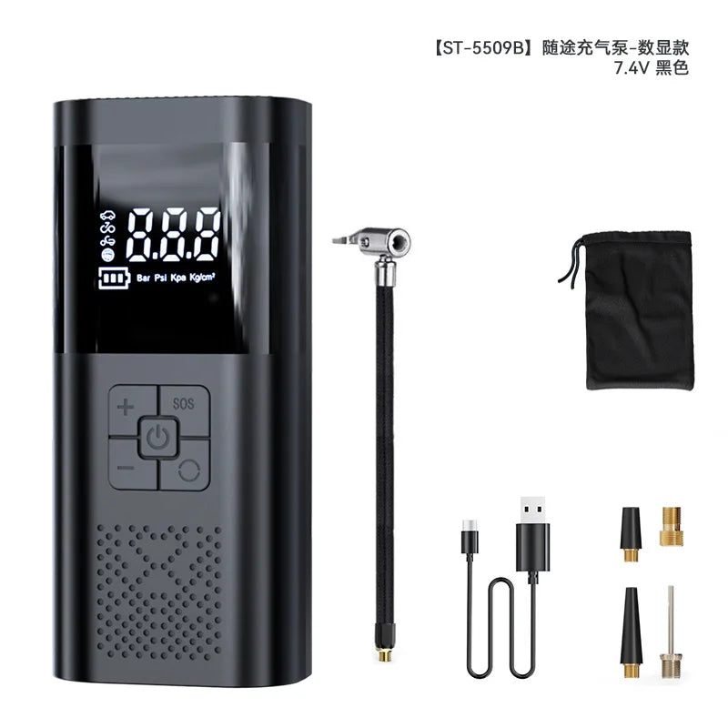 Cordless Tire Inflator with Digital Gauge, 150 PSI