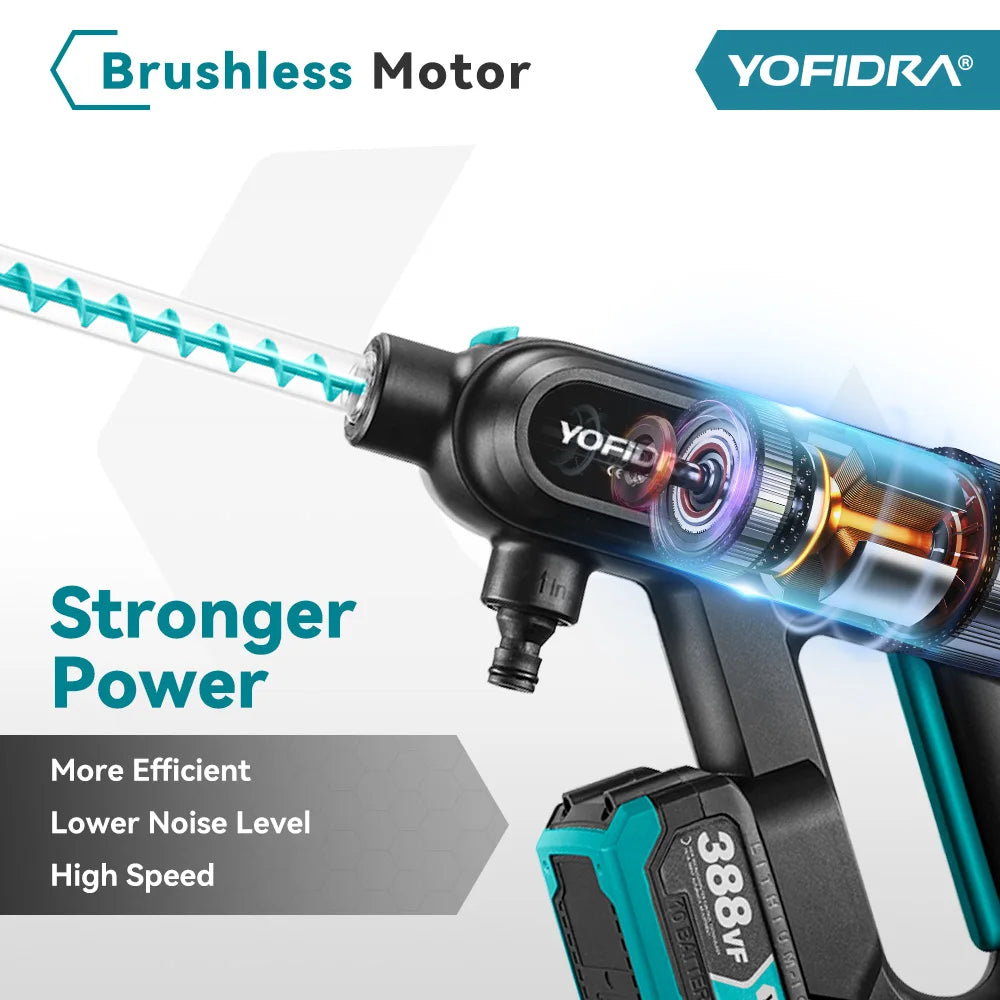 Cordless Pressure Washer – Brushless, 5-in-1 Nozzle