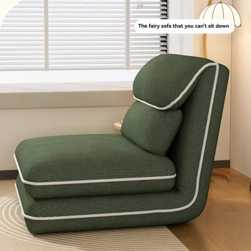 Foldable Fabric Sofa Bed — Lazy Tatami Lounge Chair
