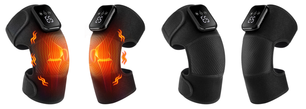 Electric Heated Knee Massage Pad – 3-Level Vibration Hot Compress for Joint & Muscle Relief
