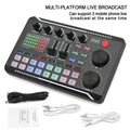Live Sound Card Audio Mixer — USB Interface for Streaming, Recording & Podcasting