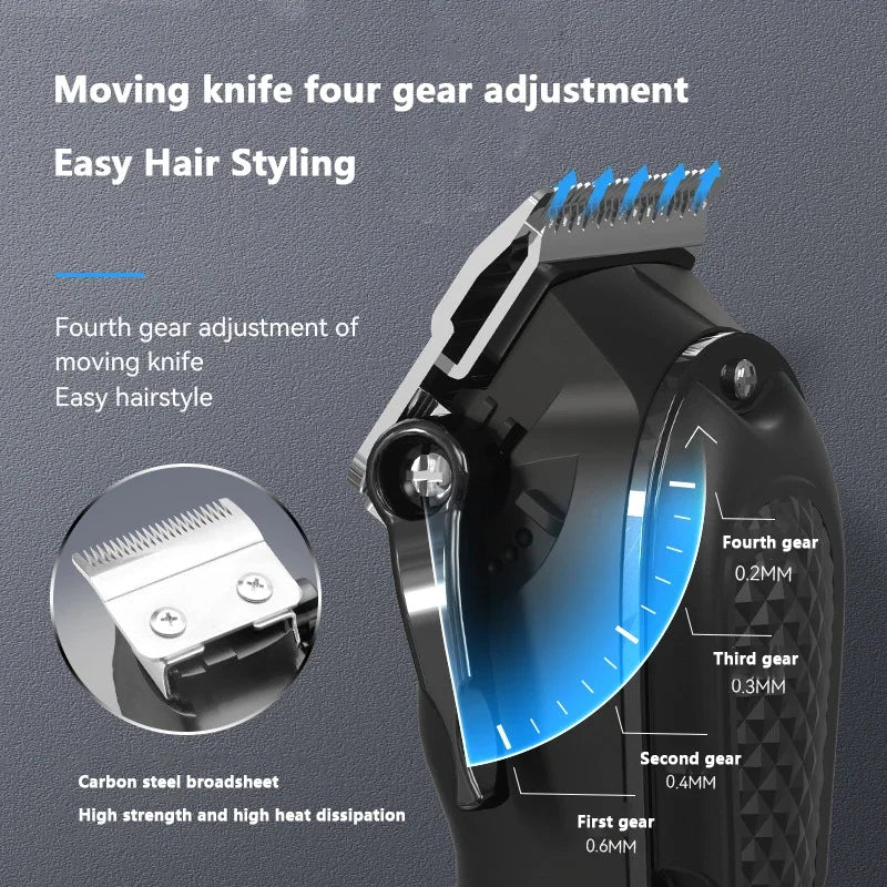 Kemei KM-1071 / KM-2299 / KM-2024 Cordless Hair Clipper – Wet/Dry, USB Rechargeable, CE & CCC