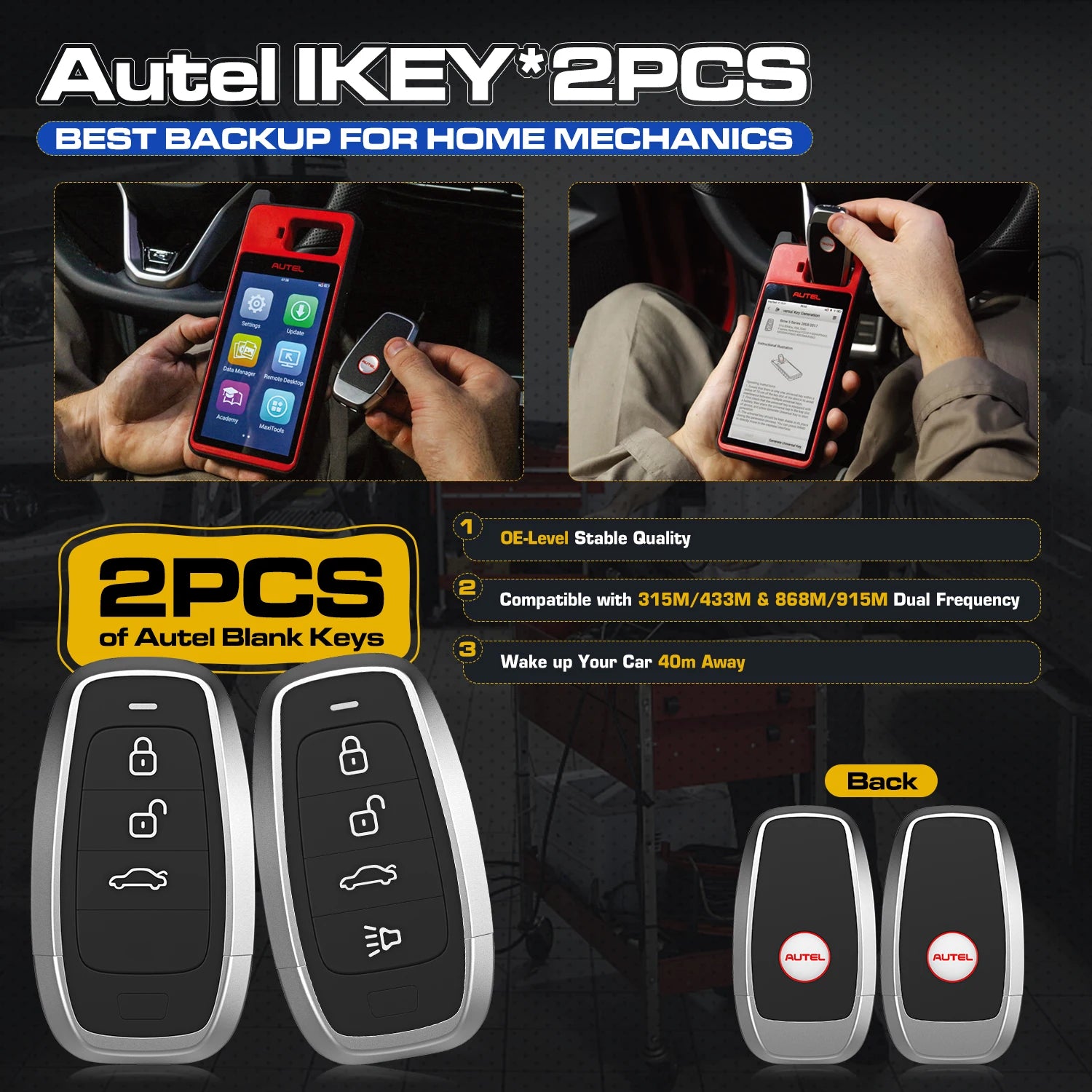 Autel MaxiIM KM100 Car Key Fob Programmer Tool