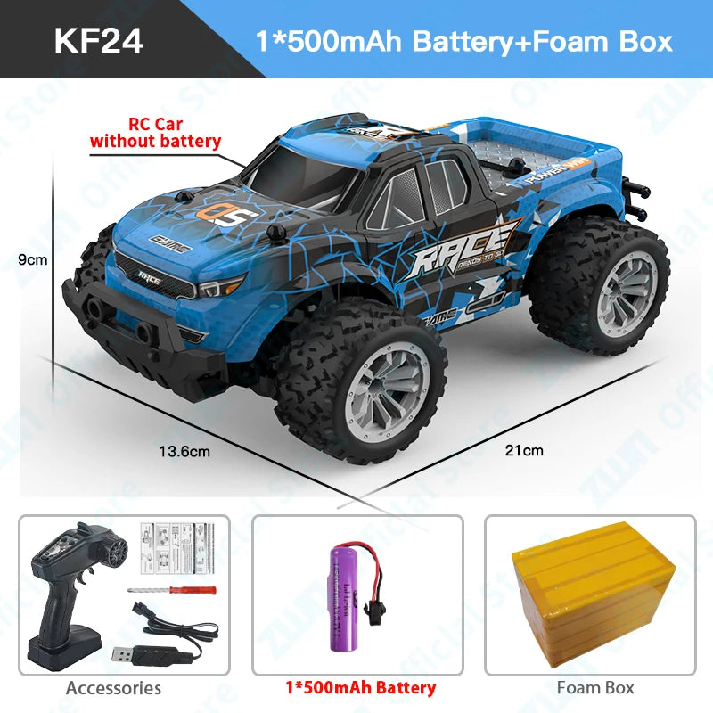 ZWN DK087 1:16 / 1:20 Scale 2WD RC Off-Road Climbing Car with LED Light