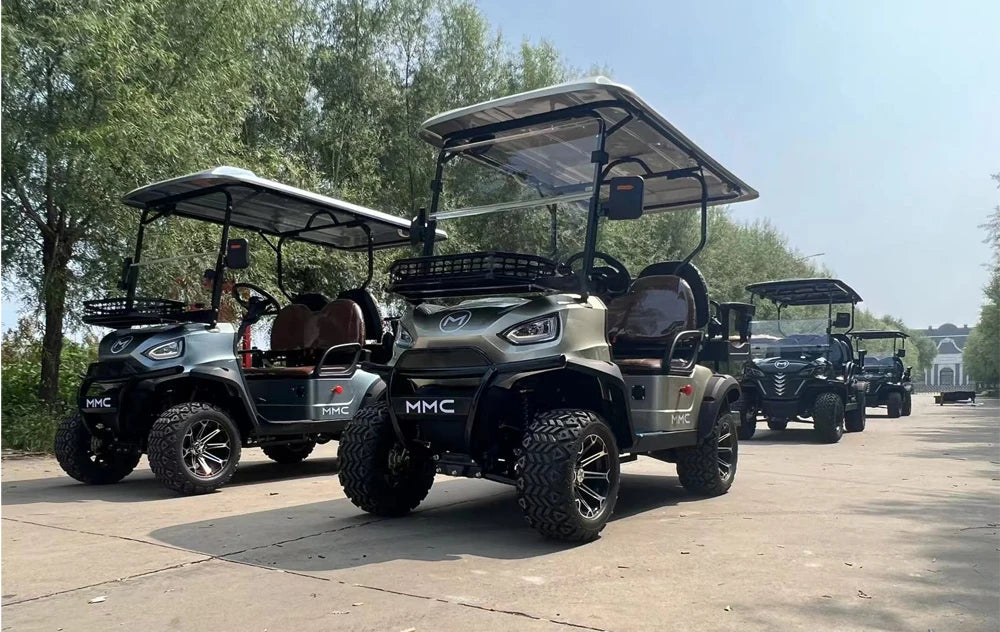 Supreme Luxury Electric Golf Cart — 4WD Off-Road 2/4/6 Seater, 48V–72V, 4–7.5kW