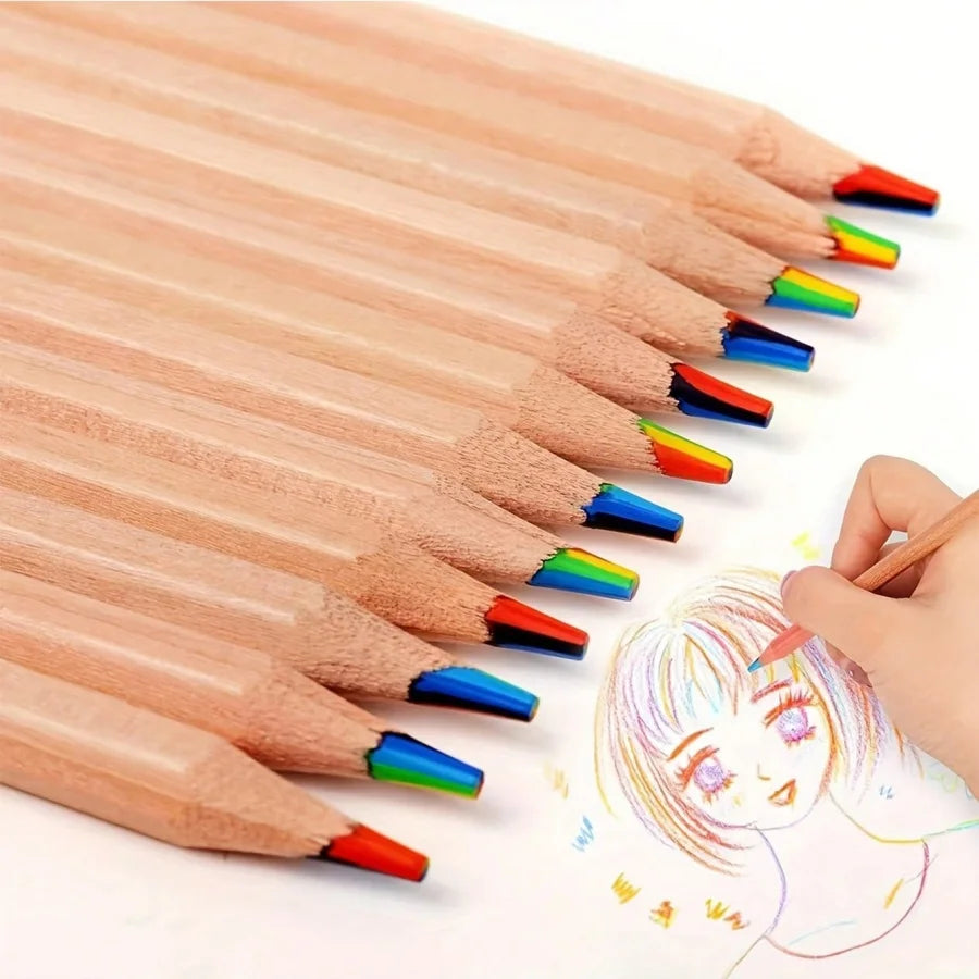 Rainbow Drawing Pencils in 6, 12 or 24 Packs