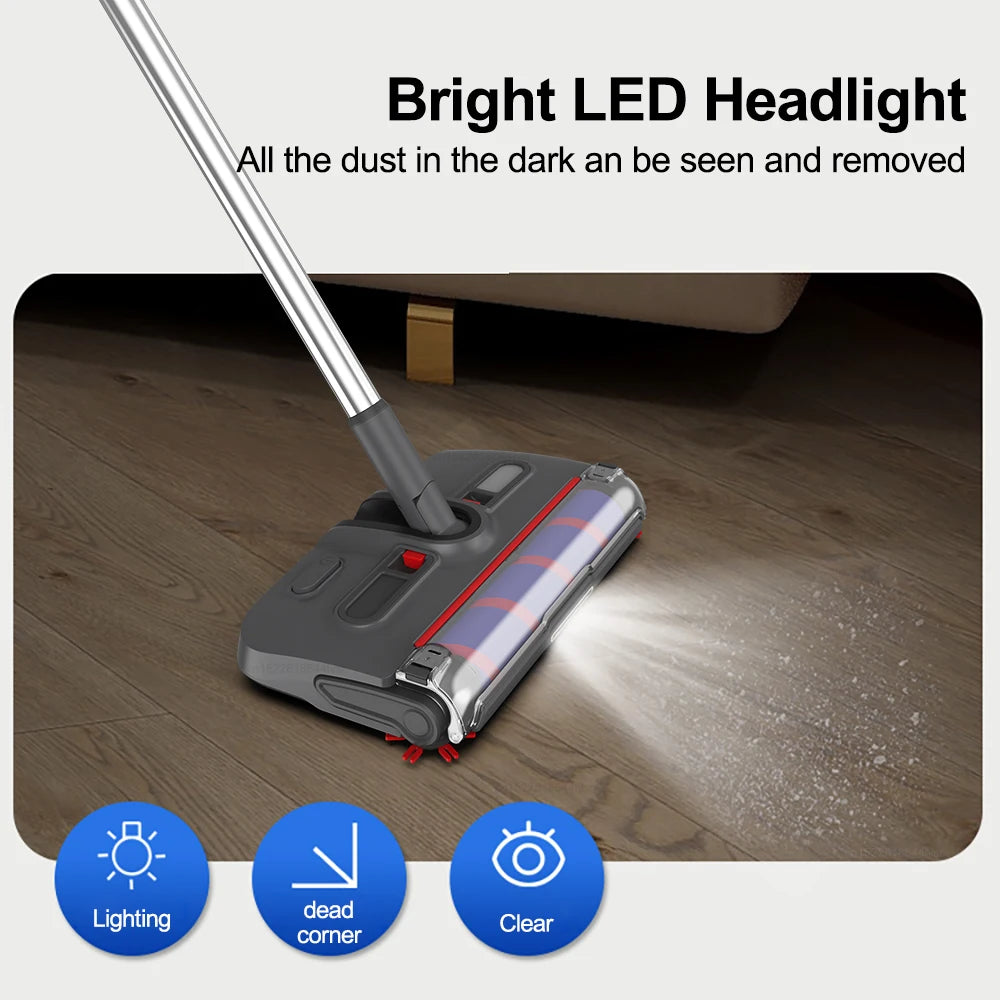 Electric Sweeper Carpet Cleaner — Wireless Portable Handheld Floor Sweeper & Rotating Electric Floor Mop for Home