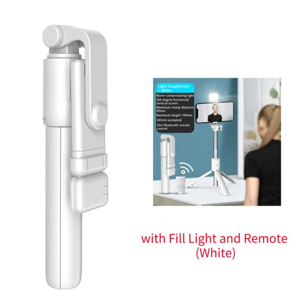 Portable Bluetooth Selfie Stick — Extendable Tripod with Wireless Remote
