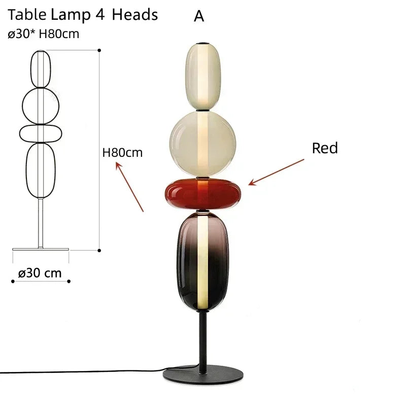 Colored Glass Lamp – Table & Floor Designs
