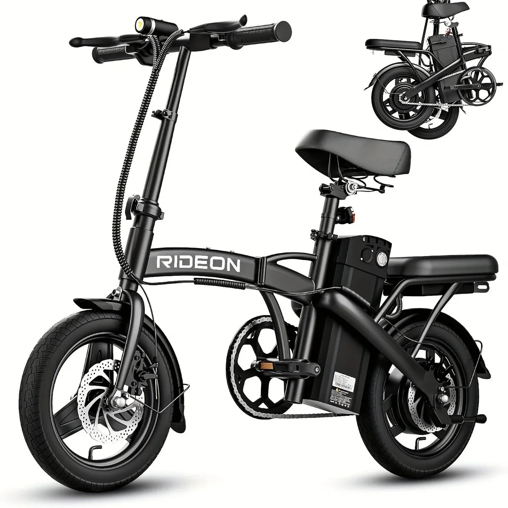 K100 400W Foldable Electric Bike — 48V 14-Inch