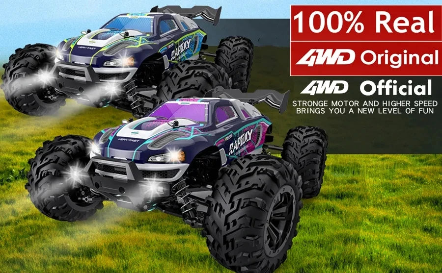 4WD 1:16 Scale High Speed Brushless RC Car – 50 or 80KM/H Off-Road Drift Racing Buggy Truck