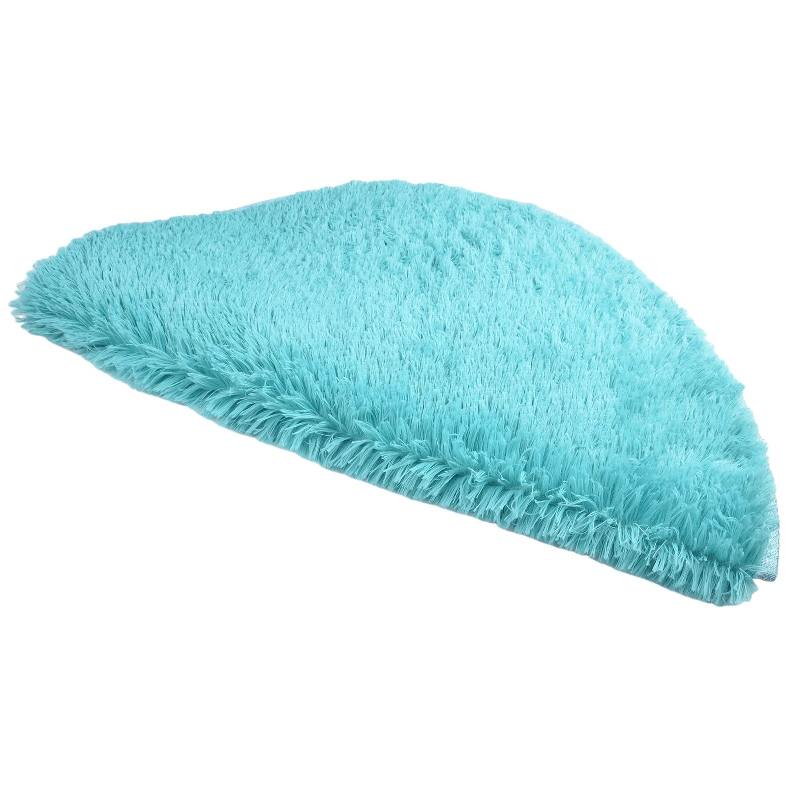Super Soft Shaggy Area Rug – Anti-Slip 4cm Pile Round Rug for Living Room & Bedroom, 12 Colors & 3 Sizes