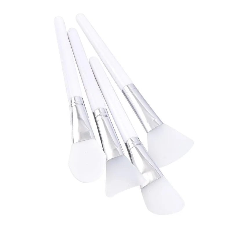 4-Piece Silicone Facial Mask Brush Set – Professional Mud & Cream Applicators