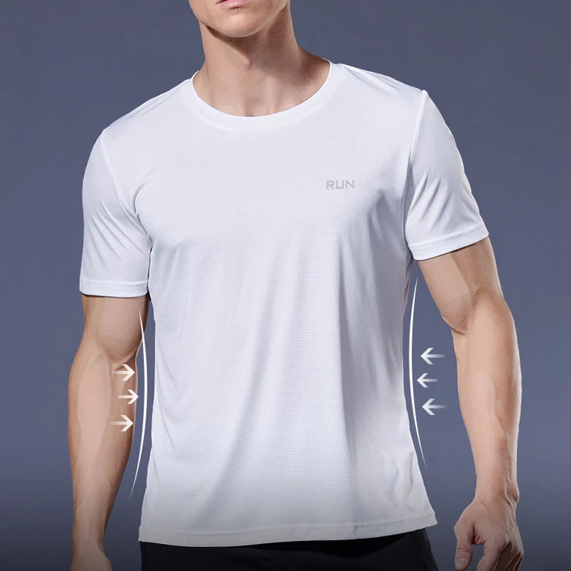 Men's Quick-Dry Compression Sports Running Shirt — Performance Base Layer