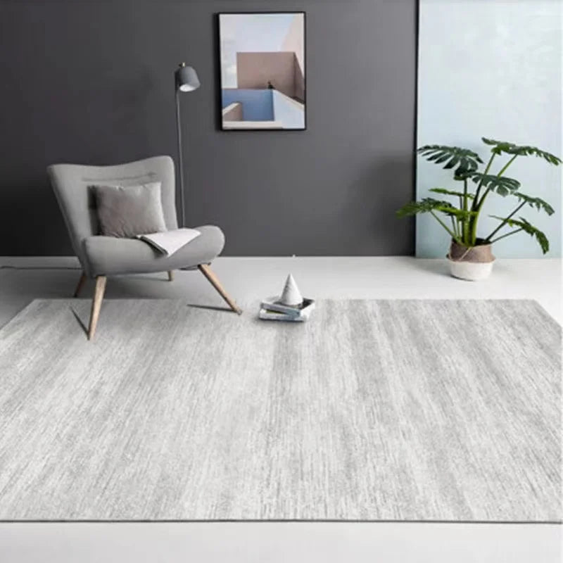 Modern Nordic Soft Lounge Rug – Washable Anti-Slip Large Area Carpet for Living Room & Bedroom, 24 Colors & 10 Sizes