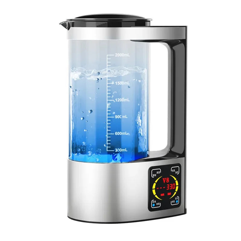 2L Hydrogen-Rich Water Kettle — Electric Ionizer Machine with Titanium Filter, 100–240V