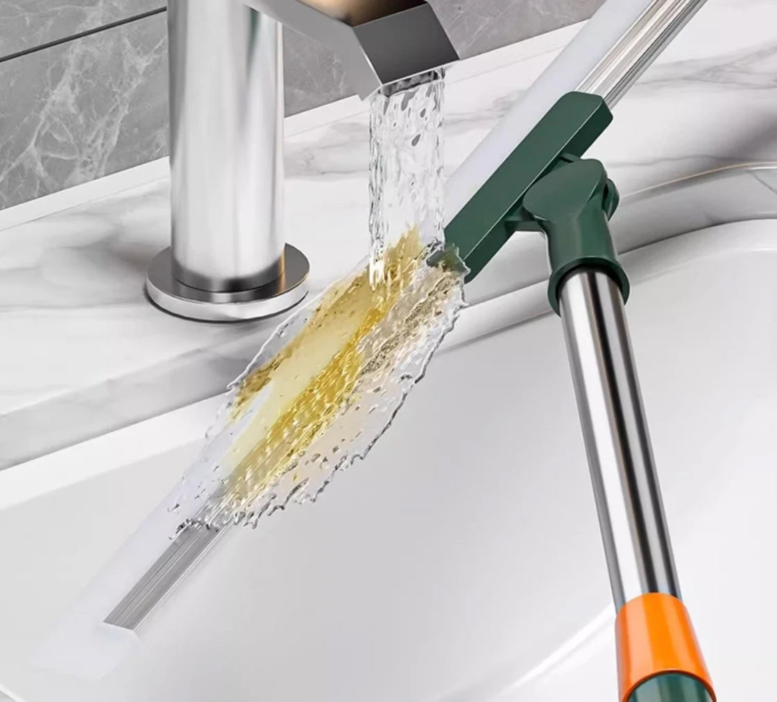 Silicone Broom Wiper Squeegee – Multifunctional Floor, Glass & Mirror Cleaning Scraper