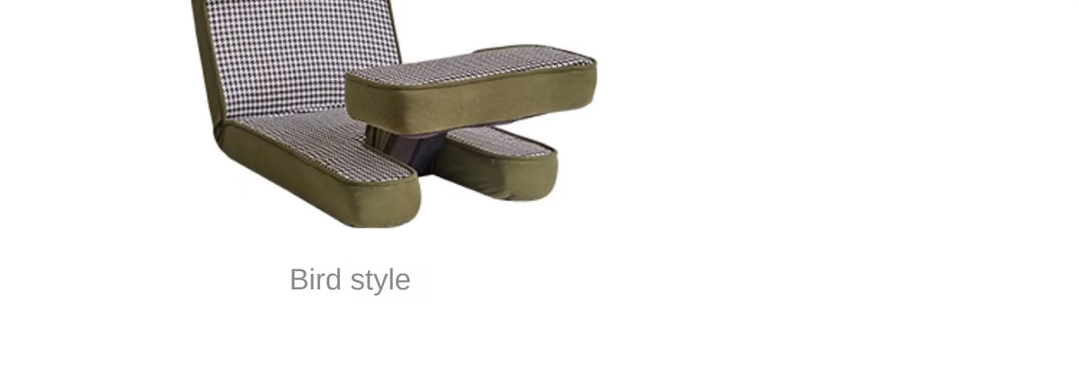 Cotton Folding Floor Sofa with Backrest