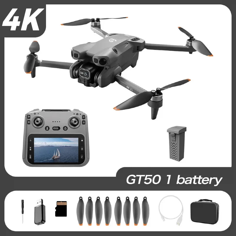 GT50 Camera Drone with Screen Remote & FPV