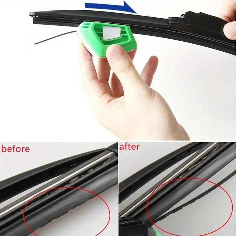 Stop Streaking. Start Seeing. — Universal Car Wiper Blade Repair Tool | Rubber Regroove Cutter, Trimmer & Restorer for Windscreen Wipers