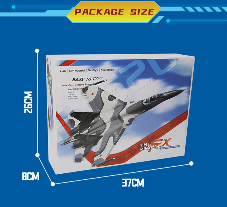 SU35 2.4G RC Foam Fighter Glider Airplane – Remote Control EPP Fixed Wing Plane