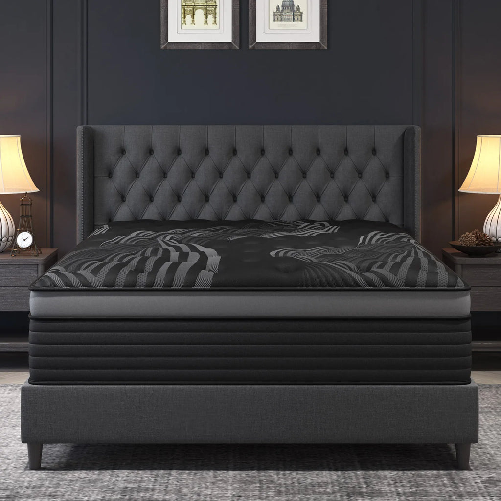 12"/14" Gel Memory Foam Hybrid Pocket Spring Mattress — Medium Firm, Motion Isolation, Twin to King Mattress in a Box