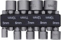 Tighten. Drive. Done. — 9-Piece Hex Socket Nut Driver Set | 5mm–13mm Sleeve Nozzles, Screwdriver Bits & Socket Wrenches