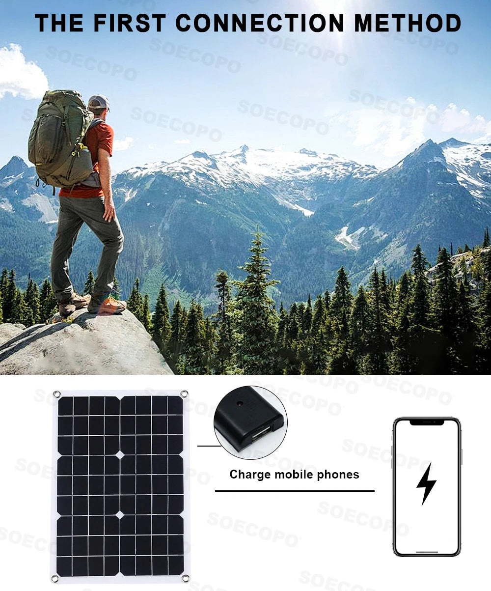 Off-Grid Solar Kit – 10000W Inverter, 500W Solar Panels, 100A Controller, DC 12V/24V to AC 110V/220V