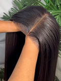 Glueless Put On & Go Bone Straight Wig | 36–40 Inch 13x4 13x6 4x4 HD Transparent Lace Brazilian Human Hair