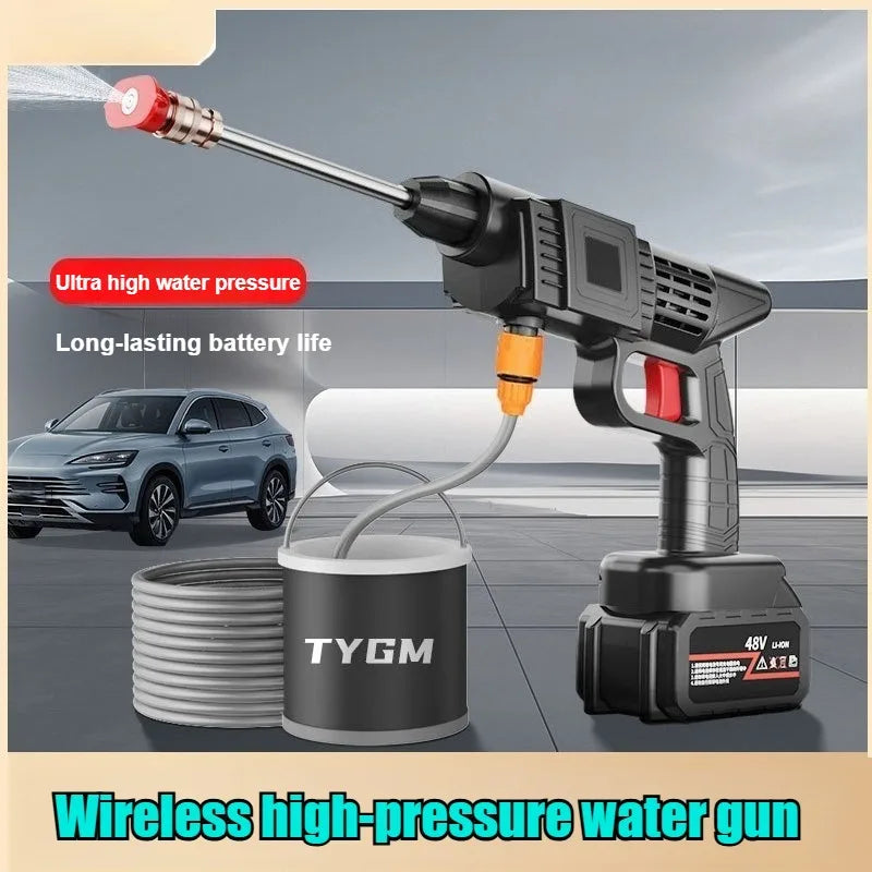 Cordless Pressure Washer – Self-Priming & Adjustable Spray